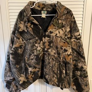 Vintage Ozark Trail camouflage fleece pullover XL